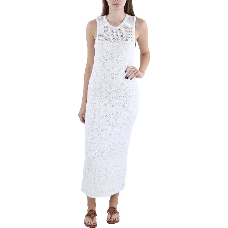 Z Supply Womens Mallorca Knit Cotton Sweaterdress