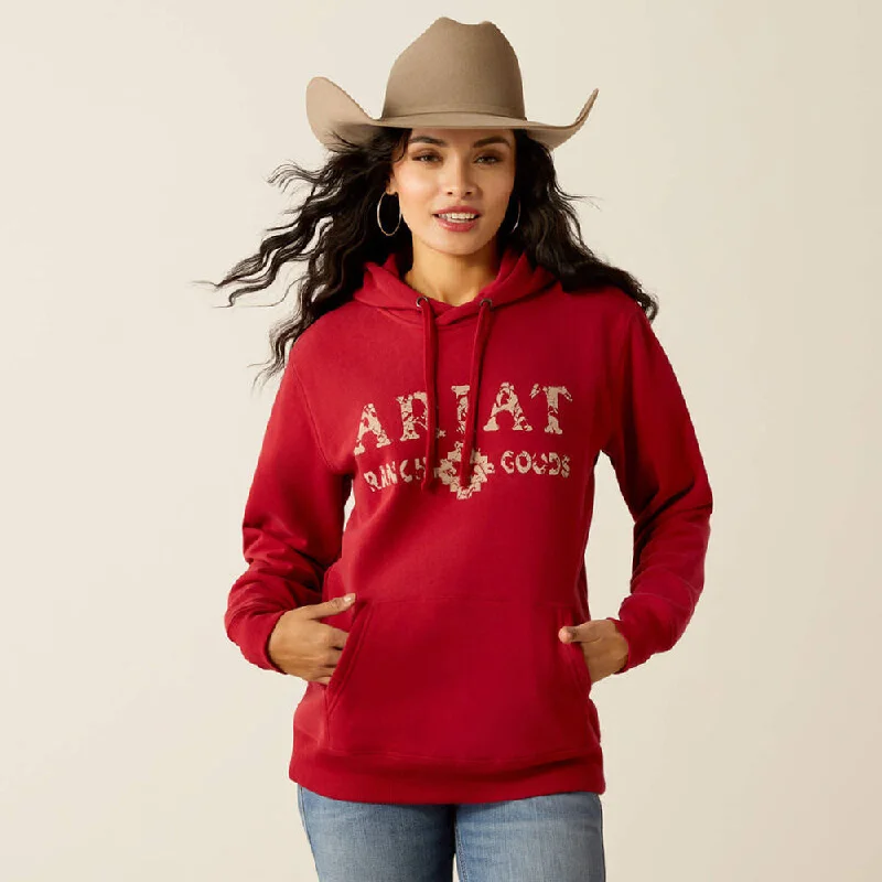 Ariat 10052410 Women's Ranch Goods Hoodie Sweatshirt Hoodie with Bell Sleeves Flared Feminine Ariat 10052410 Women's Ranch Goods Hoodie Sweatshirt Hoodie with Bell Sleeves Flared Feminine