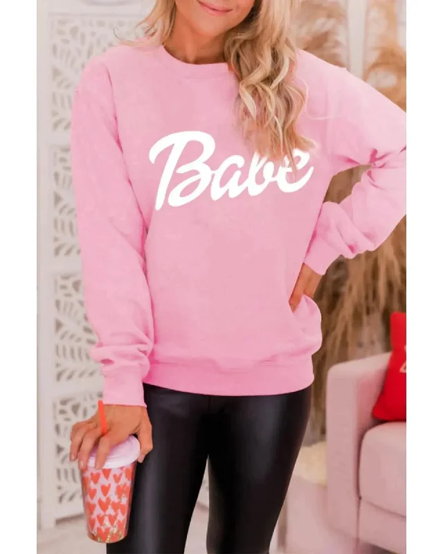 Azura Exchange Letters Print Sweatshirt with Ribbed Knit Trim - M Hoodie Jacket Zipper Layering Azura Exchange Letters Print Sweatshirt with Ribbed Knit Trim - M Hoodie Jacket Zipper Layering