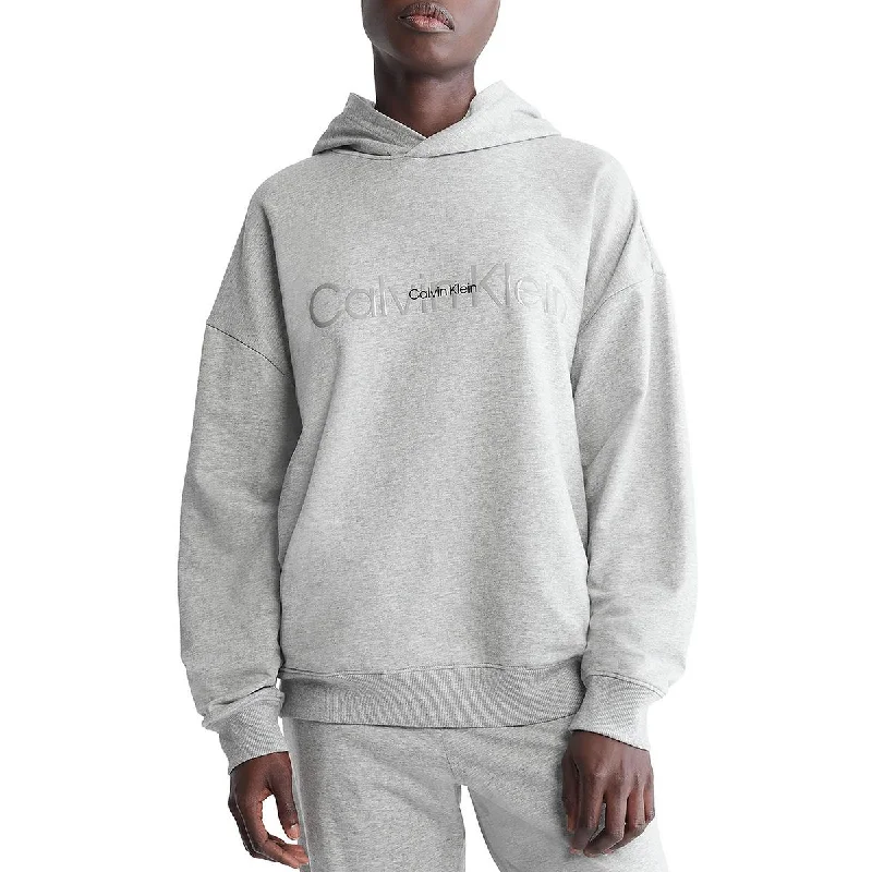 Calvin Klein Womens Sleepwear Pullover Hoodie Hoodie with Hood Adjustable Protection Calvin Klein Womens Sleepwear Pullover Hoodie Hoodie with Hood Adjustable Protection