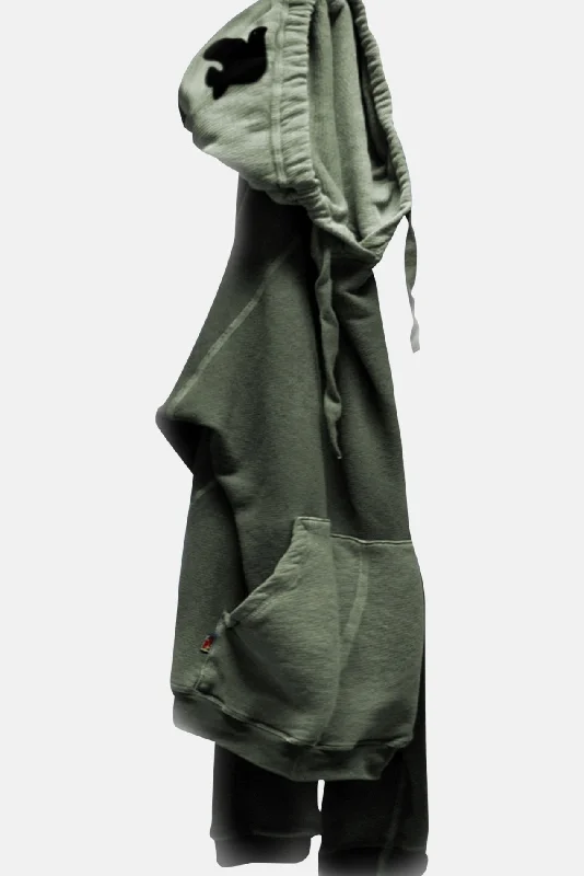 FreeCity SuperYumm Oversized Big Hoodie Bag Green Hoodie with Velcro Closure Adjustable Secure FreeCity SuperYumm Oversized Big Hoodie Bag Green Hoodie with Velcro Closure Adjustable Secure