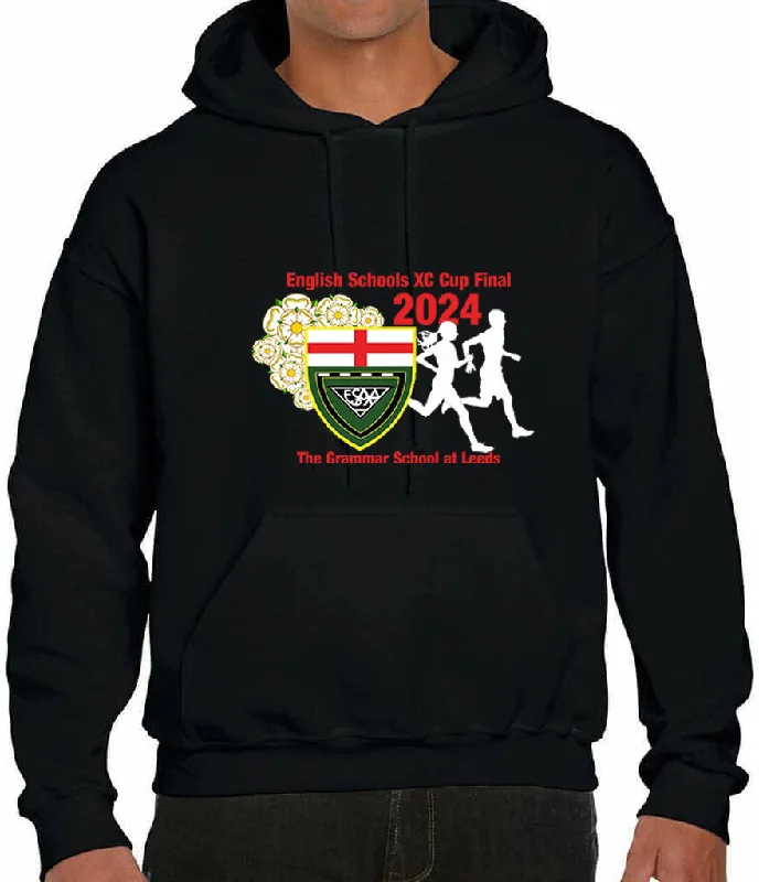 More Mile Classic ESAA Leeds XC Final 2024 Hoody - Black Hoodie with Belted Waist Structured Tailored More Mile Classic ESAA Leeds XC Final 2024 Hoody - Black Hoodie with Belted Waist Structured Tailored