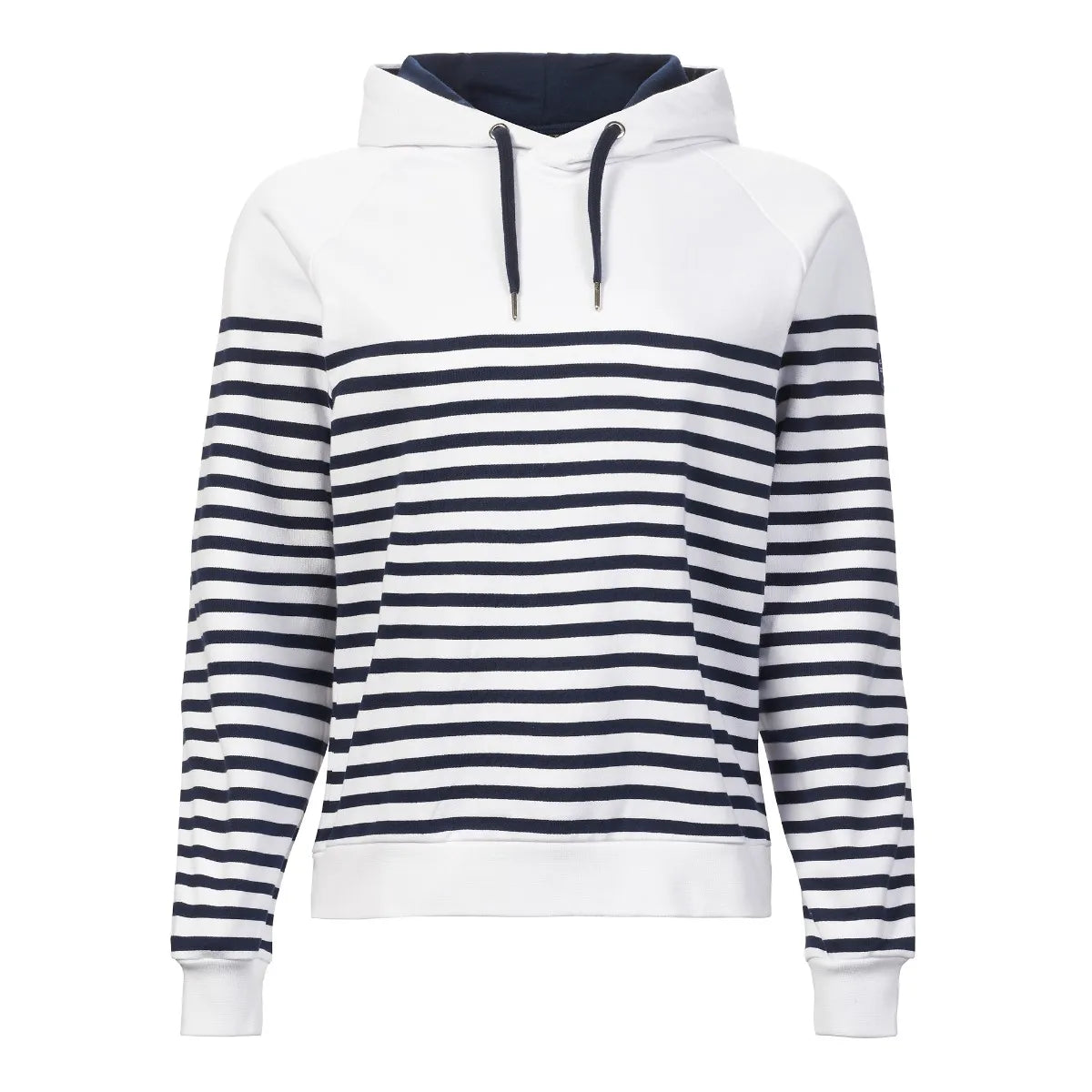 WOMEN'S MARINA STRIPE HOODIE Hoodie Sweatshirt Pullover