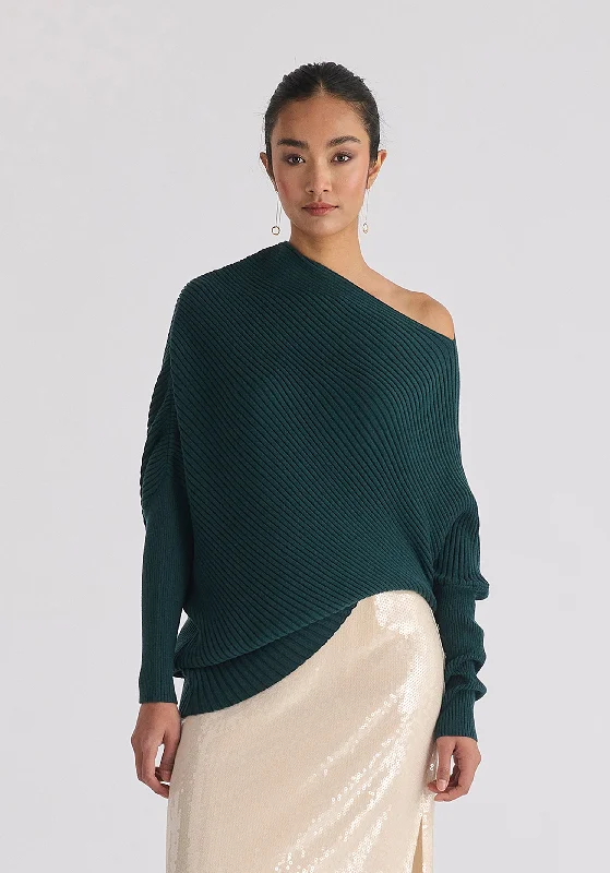 Draped Knitted Jumper Anti-Pilling Anti-Shrink Durable