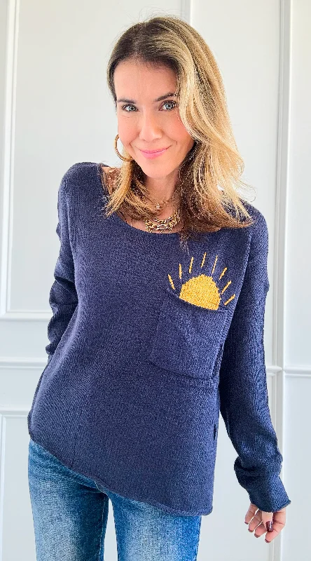 Golden Hour Knit Sweater Boxy Sweater Fitted Sweater A-Line