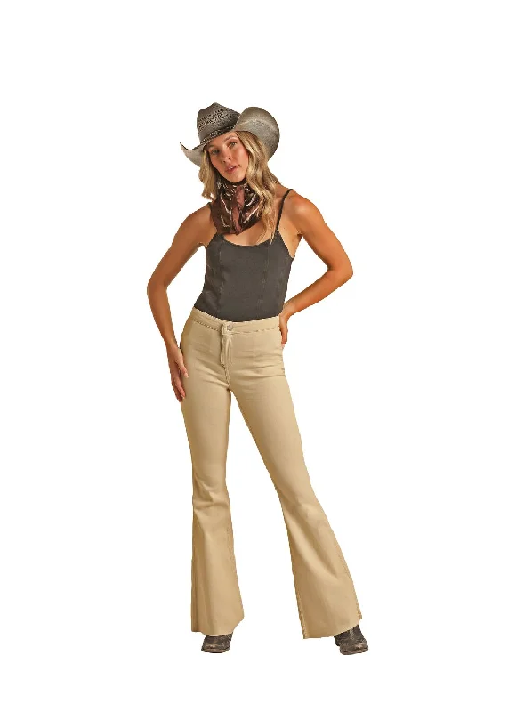 Rock & Roll Denim Extra Stretch Natural Reversible High Rise Flare Jean Comfortable Dark Wash Jeans Rock & Roll Denim Extra Stretch Natural Reversible High Rise Flare Jean Comfortable Dark Wash Jeans