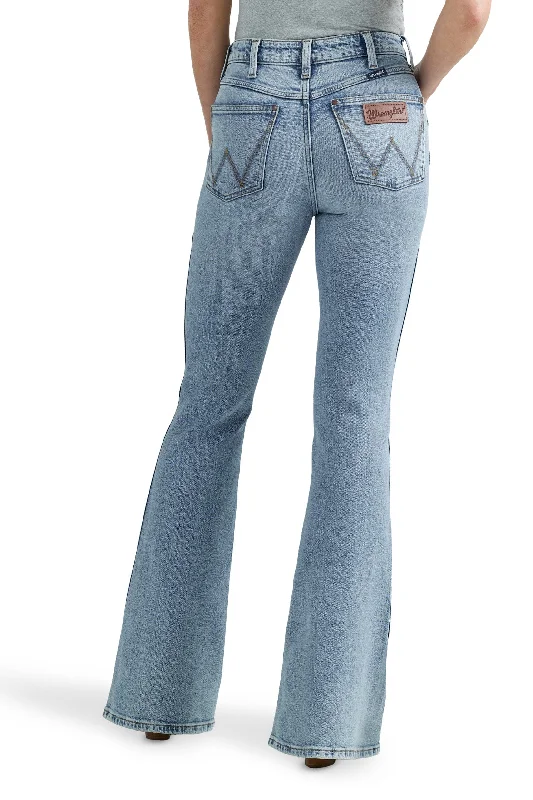 Wrangler USA Ladies Retro Bailey Flair Jean - 32" Leg - 112352980 Casual High-Waisted Bootcut Jeans Wrangler USA Ladies Retro Bailey Flair Jean - 32" Leg - 112352980 Casual High-Waisted Bootcut Jeans