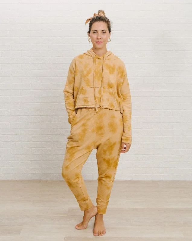 Hooded Organic Sweatshirt | Sunset Hoodie with Exposed Zipper Edgy Industrial