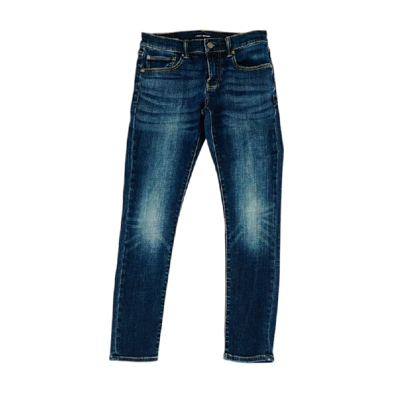 Solid Jeans Comfortable Folded Hem Jeans