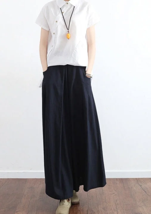 2024 Fall Black Plus Size Linen Skirts Oversize Pleated Skirts Long cashmere skirt rich 2024 Fall Black Plus Size Linen Skirts Oversize Pleated Skirts Long cashmere skirt rich
