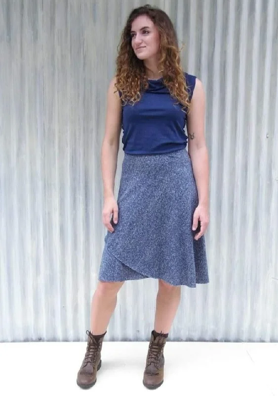 Clove Wrap Skirt (Custom Made) cashmere skirt soft